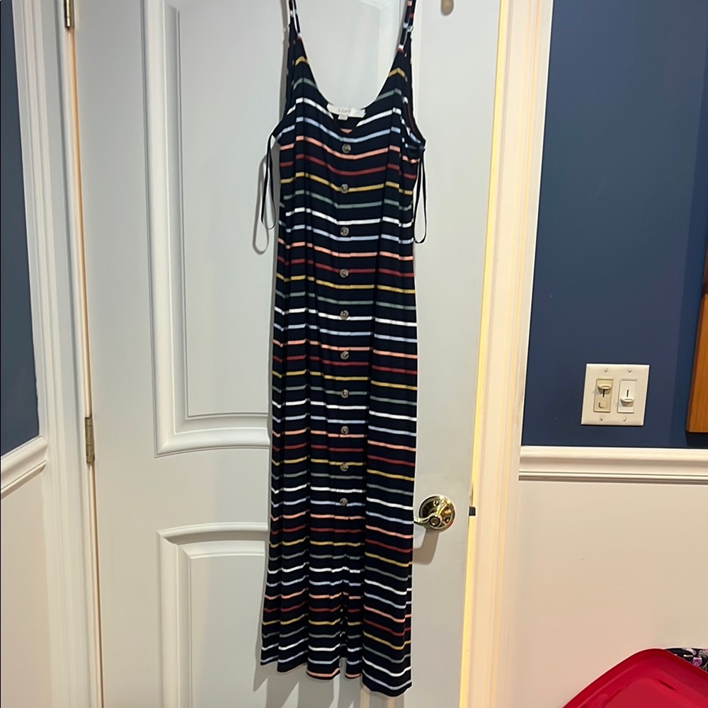 Loft Striped Dress New With Tags